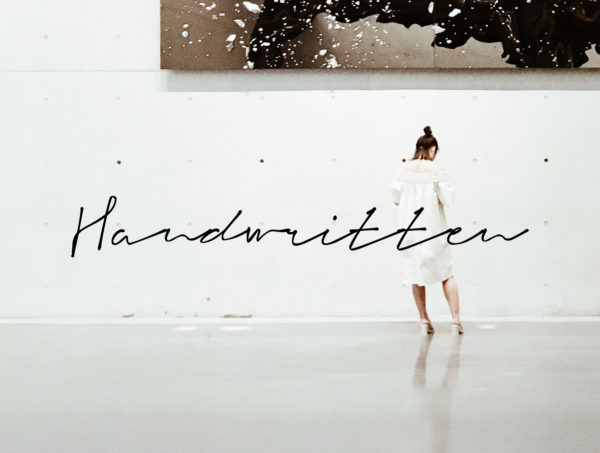 素材库下午茶：手写连笔个性签名字体素材库精选素材