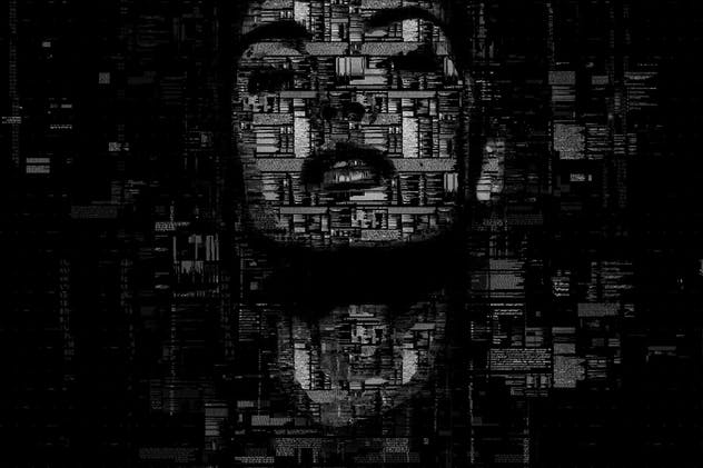 数字货币区块链抽象纹理PS动作 Blockchain 1 Photoshop Action插图(1)