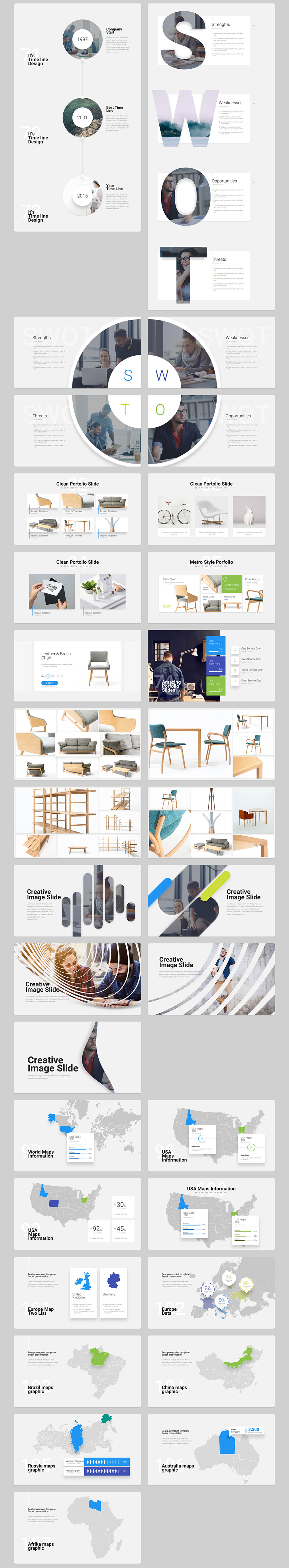 一套时尚有好用的PPT模版套装［ Keynote ＋Powerpoint，800MB＋］