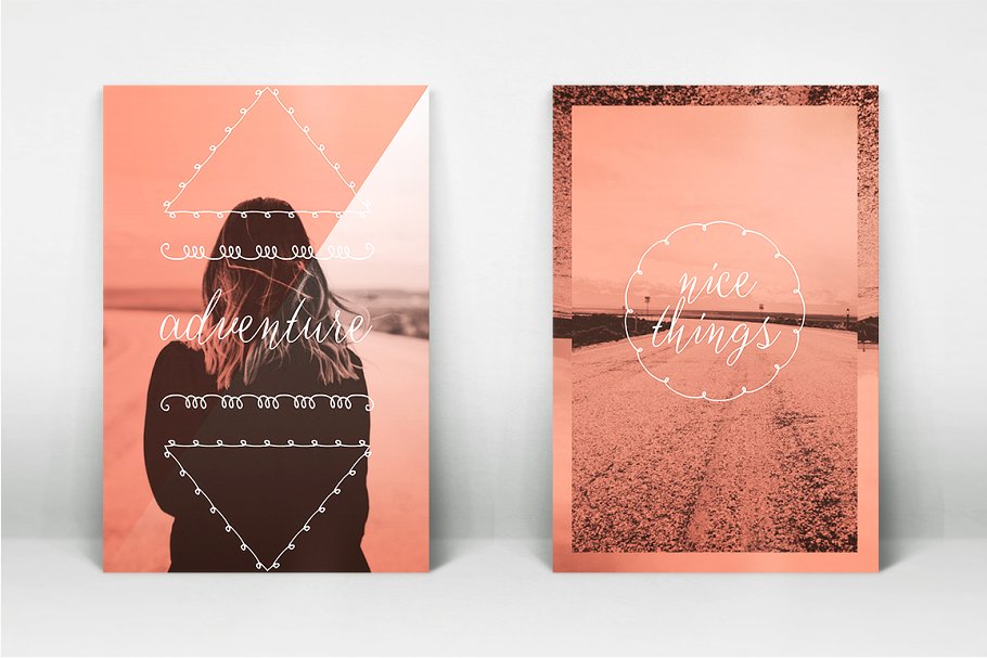 卷曲漩涡+歪扭或波形短线AI笔刷 Curls Swirls + Squiggles Brushes插图(3)