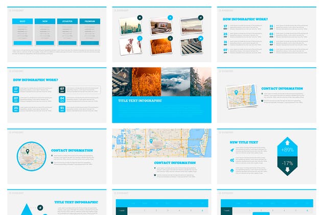 18000+页多用途商务企业主题Keynote幻灯片模板 Everest Business Keynote Template插图(8)