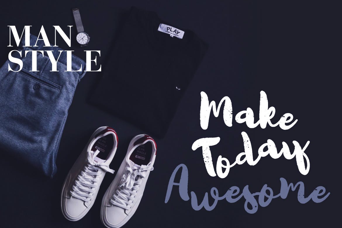 英文手绘粗体书法字体 Quicksliver Handdrawn Brush插图(1)