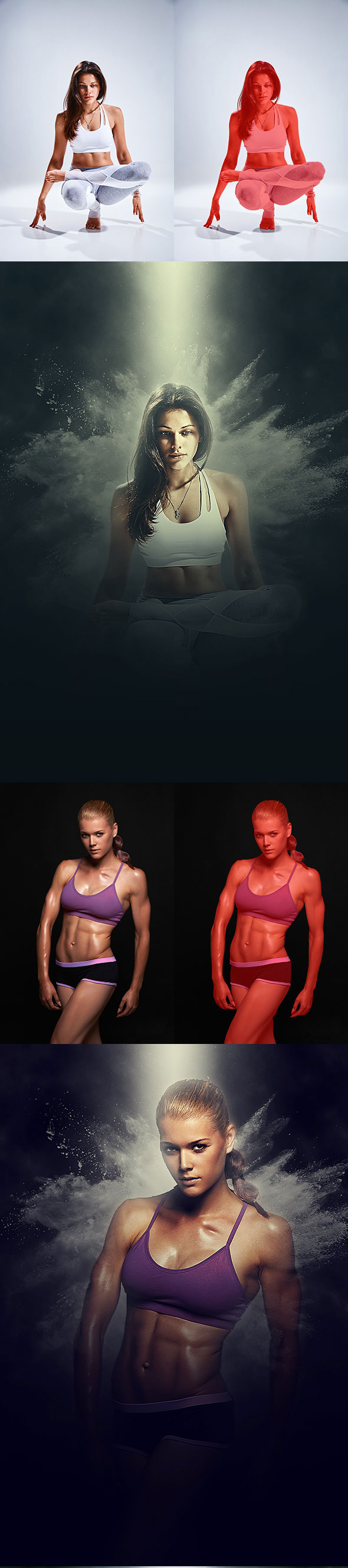 帅气粉末爆炸效果的PS动作 Sacred Explosion Photoshop Action [atn]插图(1)