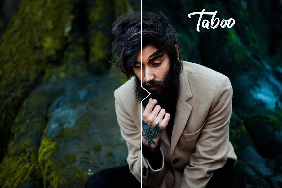 大片级人像摄影美颜PS动作 Taboo Fantasy Actions for Photoshop插图(1)