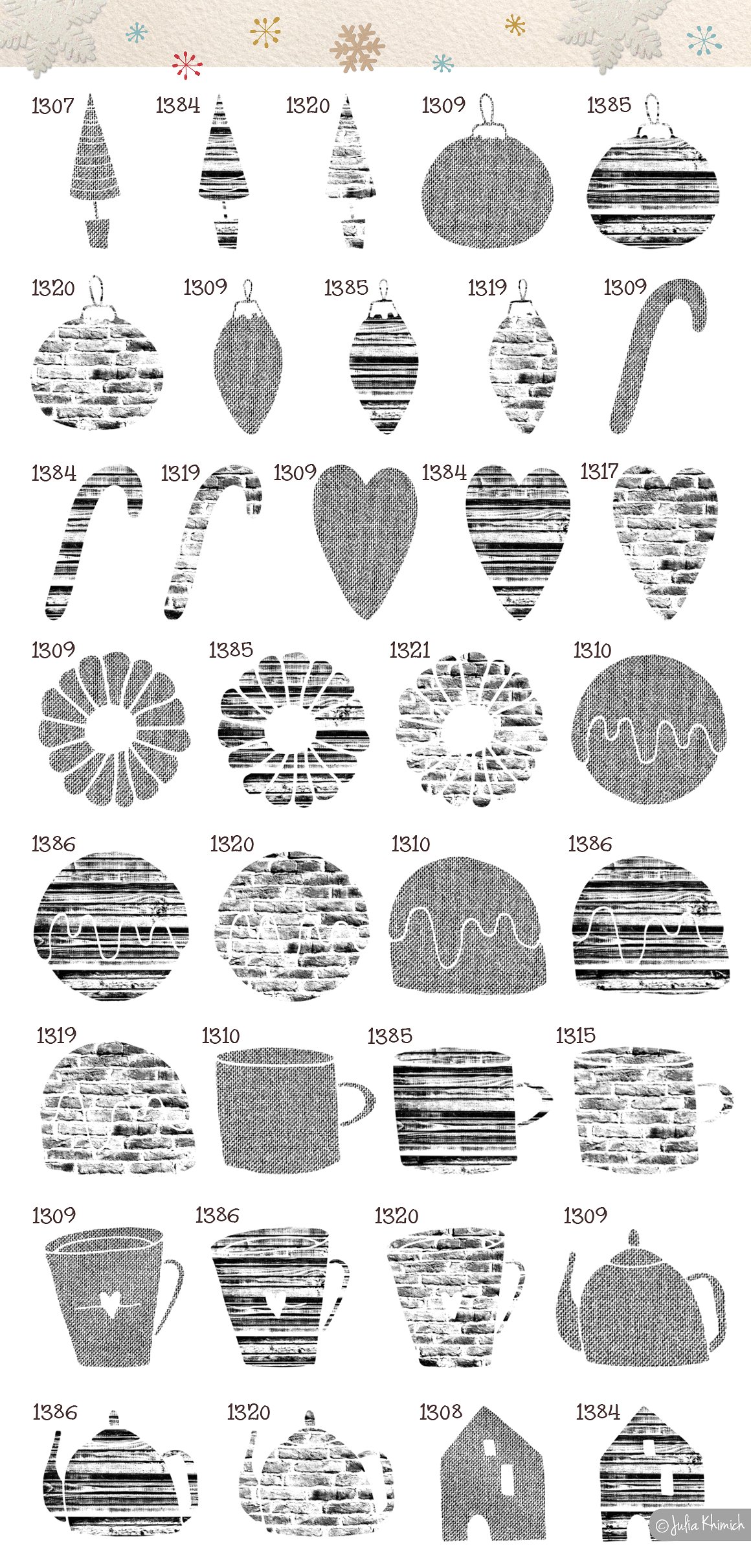 美丽的自然动植物类PS纹理笔刷打包下载[abr]插图(4)