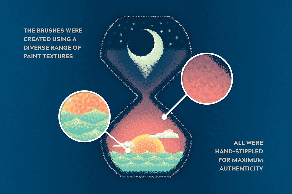 令人难以置信印象派点画绘画效果AI画笔笔刷 Incredible Impressionism | Brushes插图(3)