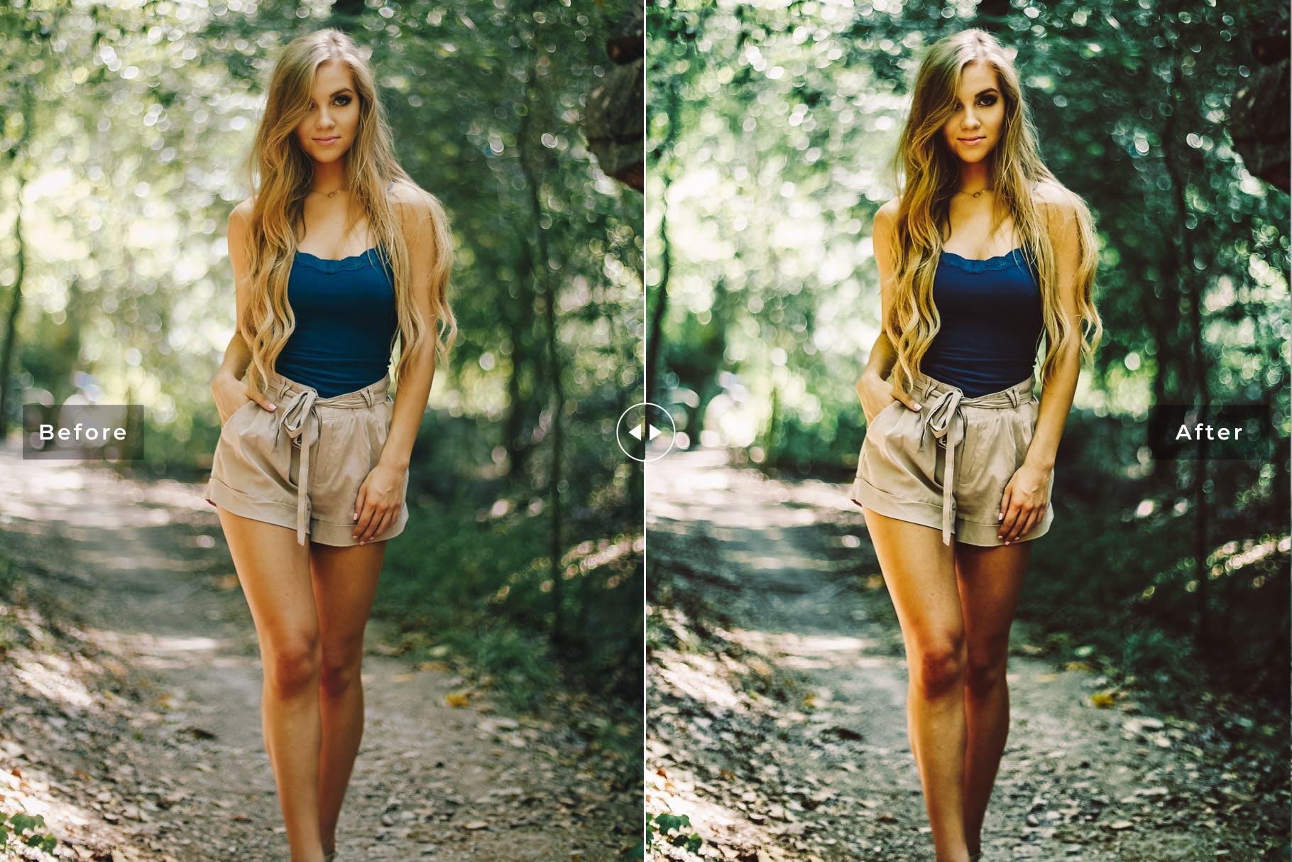 哑光效果绿色调滤镜LR照片调色预设 Savannah Mobile & Desktop Lightroom Presets插图(5)