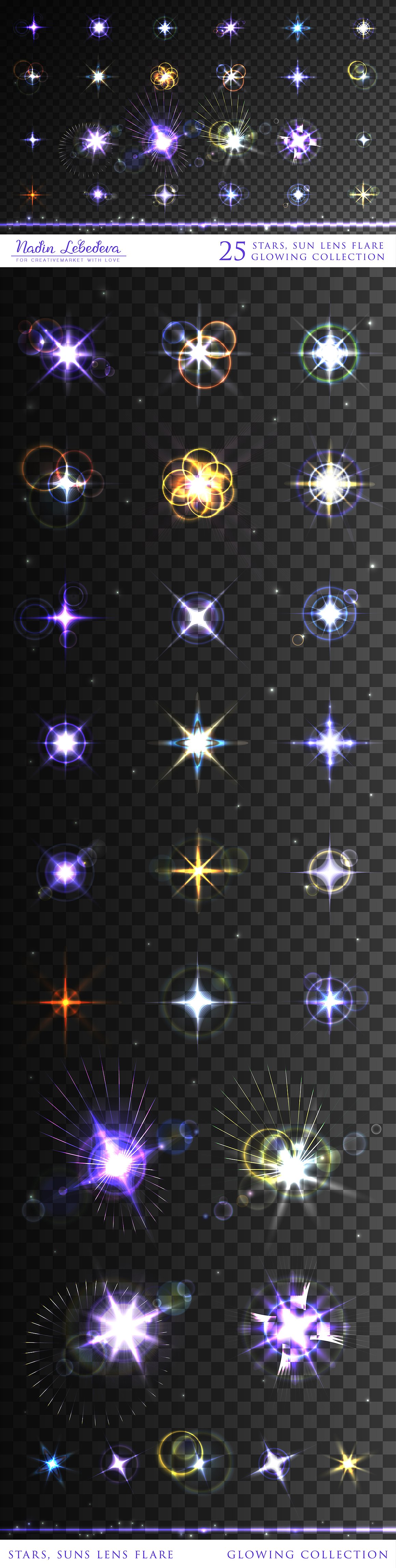 素材库下午茶：新年必备的烟火适量画笔素材包下载[Ai]