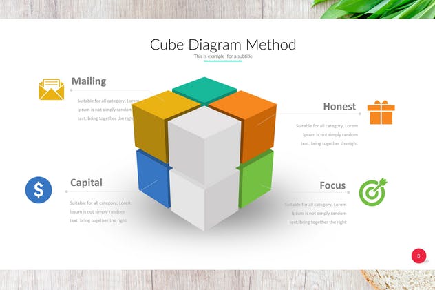 信息图表设计类型PPT幻灯片设计模板 Angus Powerpoint插图(1)