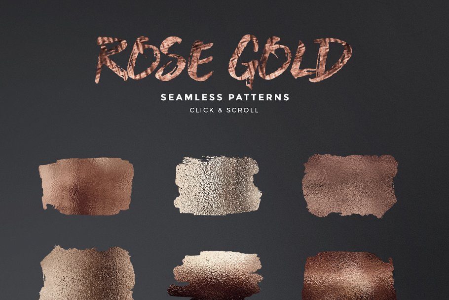 300+金光闪闪金箔图层样式 300+ Gold Glitter Foil Styles插图(4)