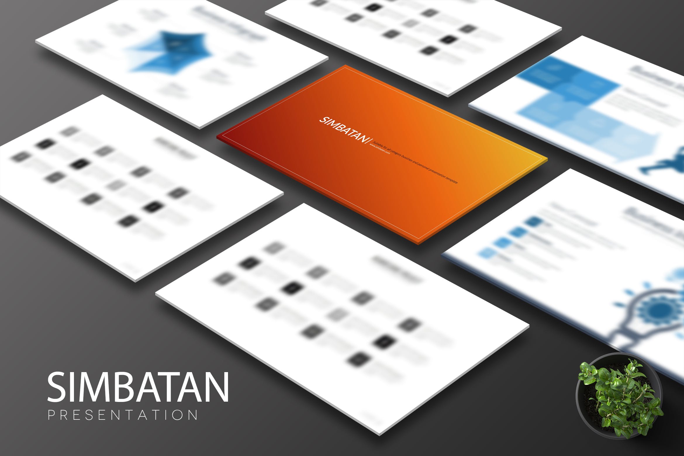 企业投标供应商介绍素材库精选Keynote模板设计模板 Simbatanku – Keynote Template插图