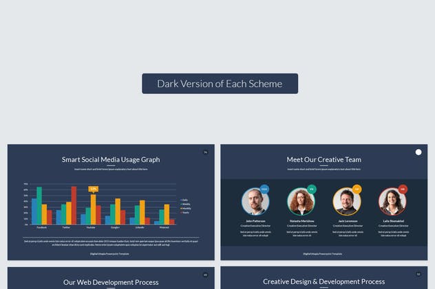 数据信息科技风格PPT幻灯片模板下载 Digital Utopia PowerPoint Template插图(14)