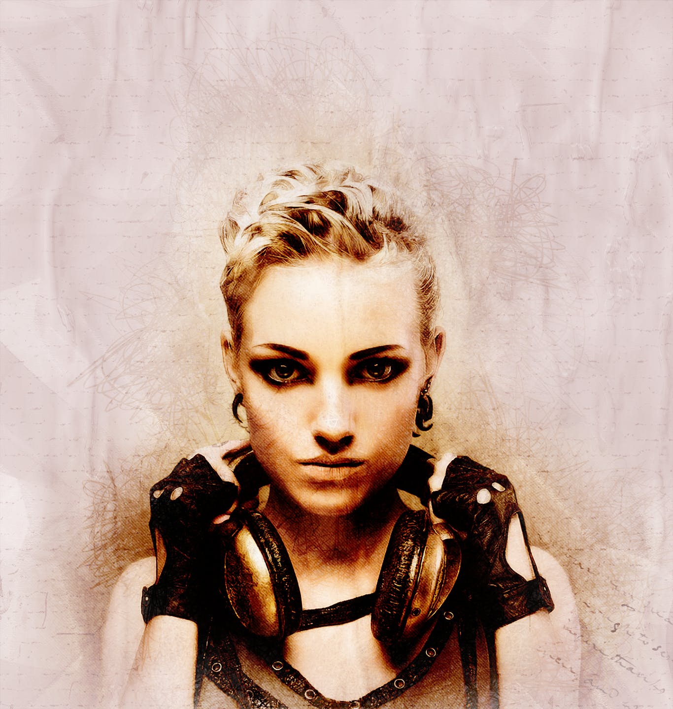 旧书素描插画特效PS动作 Old Book Sketch Photoshop Action CS3+插图(6)