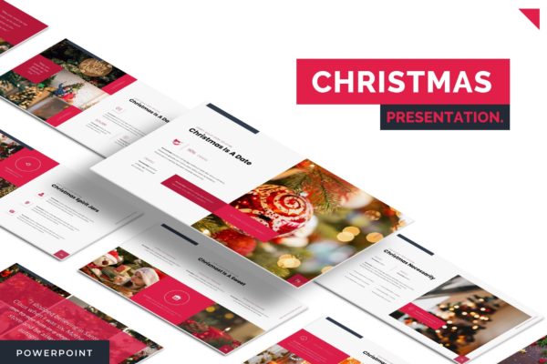 圣诞节节日主题PPT幻灯片模板下载 Christmas – Powerpoint Template