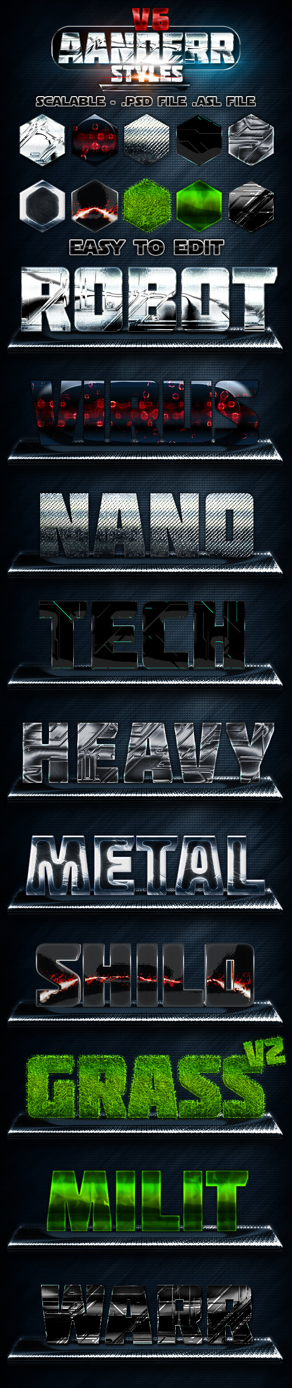 震撼+屌炸天的PS图层样式合集[PSD,868MB]插图(9)