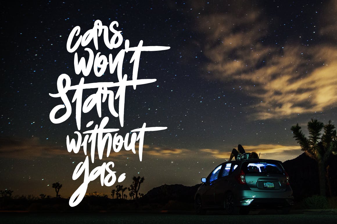 街头涂鸦书法艺术英文字体/字体样式PS动作 Foxing Font + PS Action插图(7)