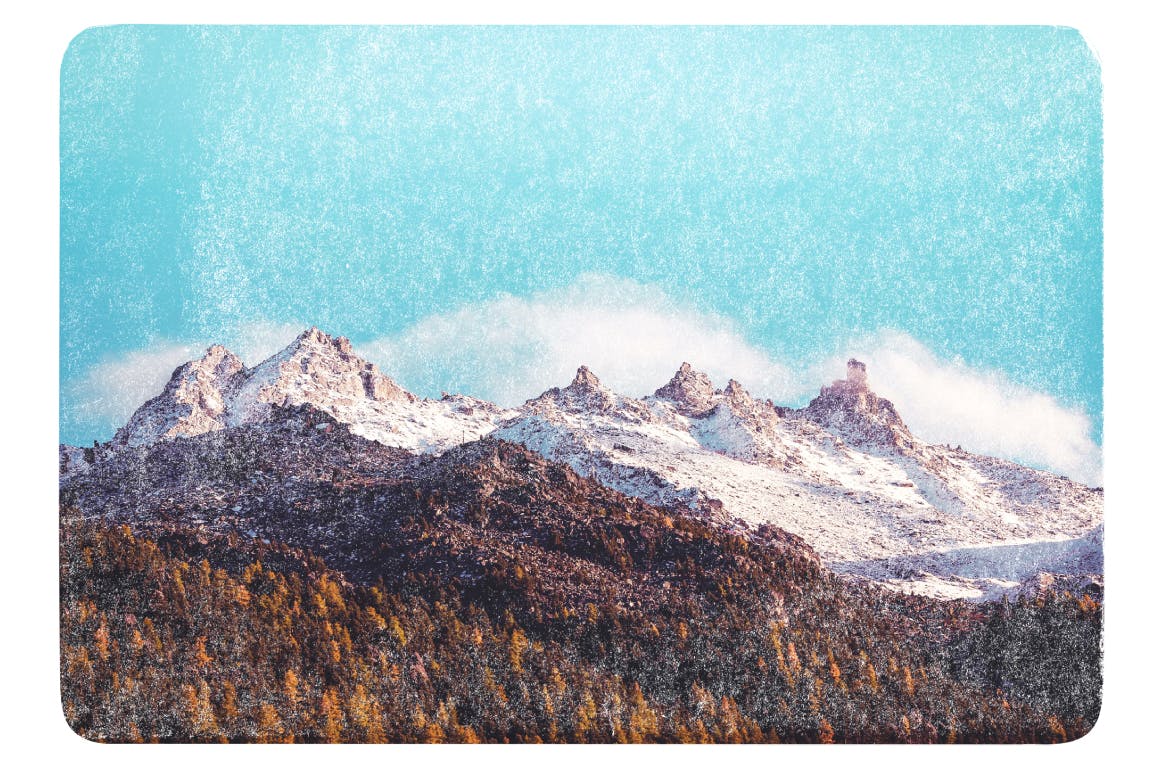 照片一键生成复古怀旧效果图层样式PSD分层模板 Vintage Photo Effects插图(5)