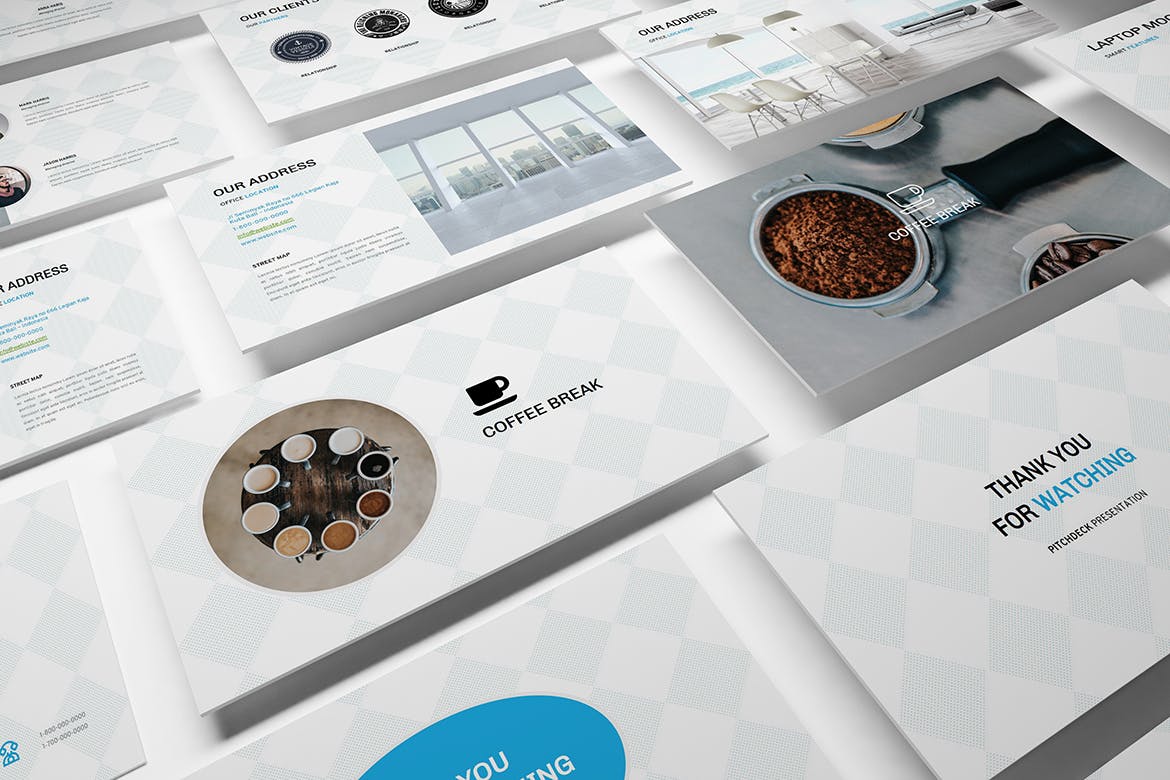 时尚高端专业的谷歌幻灯片Google Slide幻灯片powerpoint演示模版（pptx）插图(9)