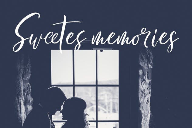 英文书法笔刷字体 Menulisted Brush Script插图(6)