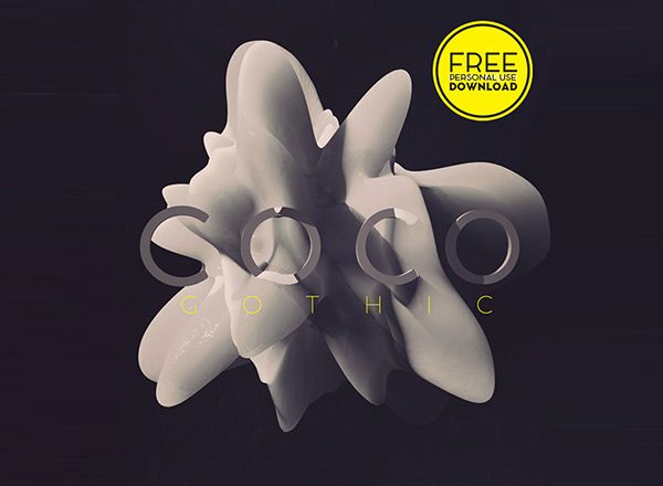 复古而现代的几何无衬线字体：Coco Gothic [36个TTF]