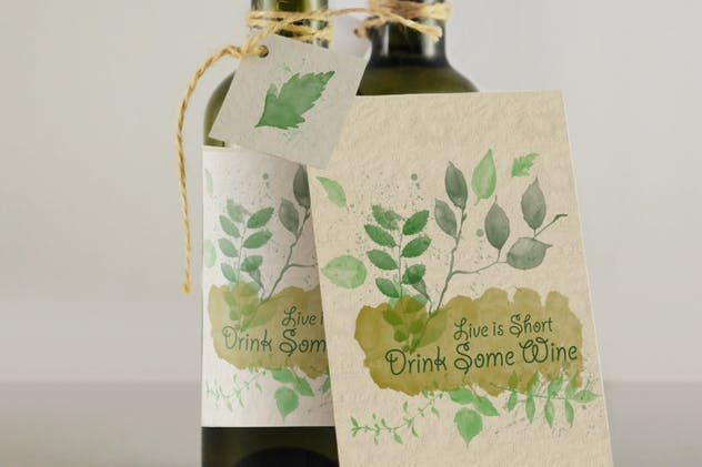 水彩花卉PS印章画笔笔刷 Floral Watercolor PS Stamp Brushes插图(3)