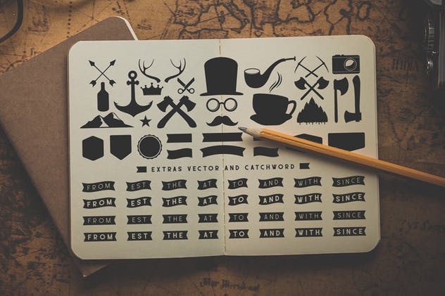 干净老式印刷风格无衬线英文字体 Caredrock插图(7)