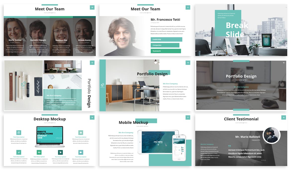 精品公司商务风格PPT幻灯片模板 Stendarr – Business Powerpoint Template插图(2)