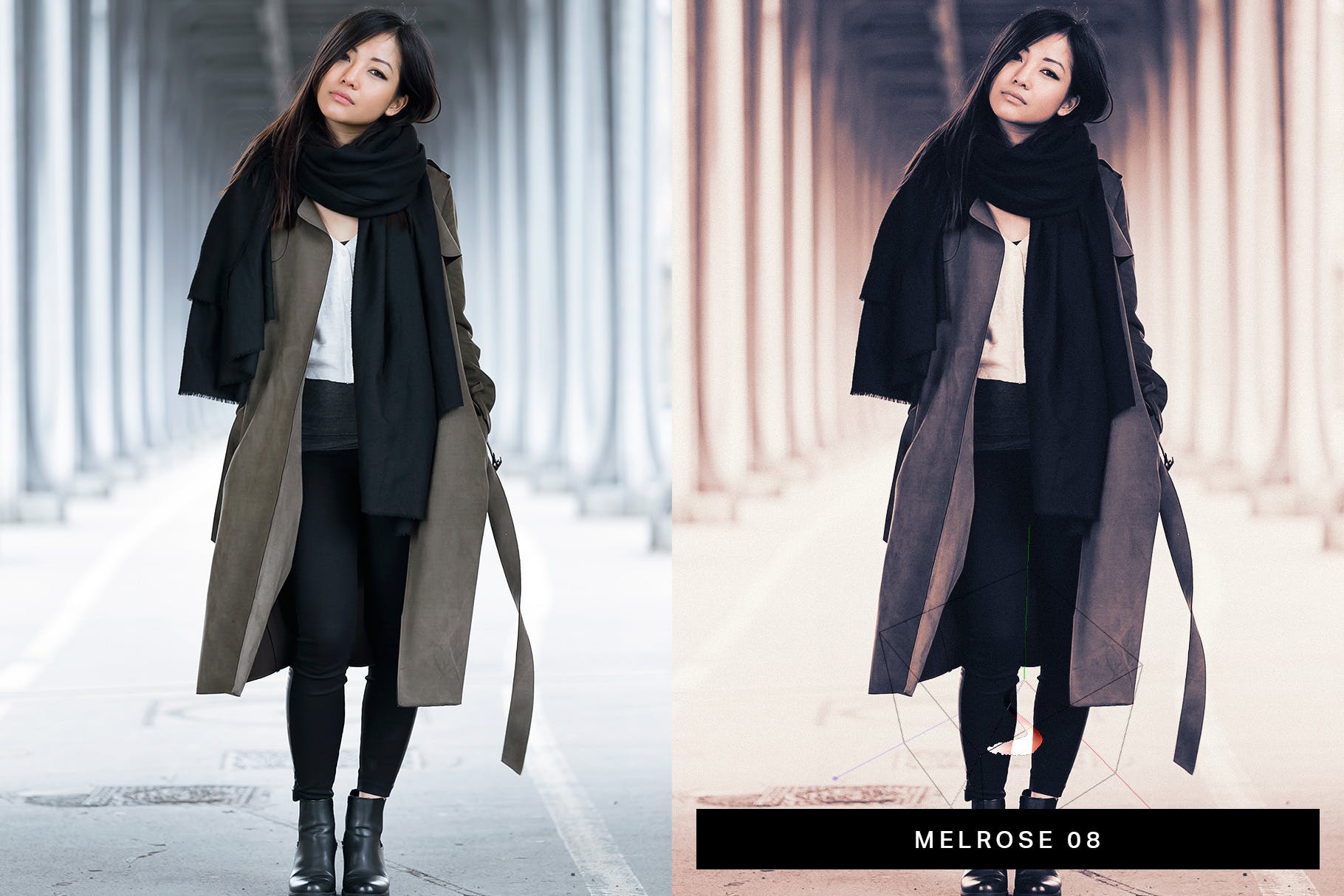 50款玫瑰金时尚色调照片处理LR预设合集 50 Rose Gold Lightroom Presets LUTs插图(3)