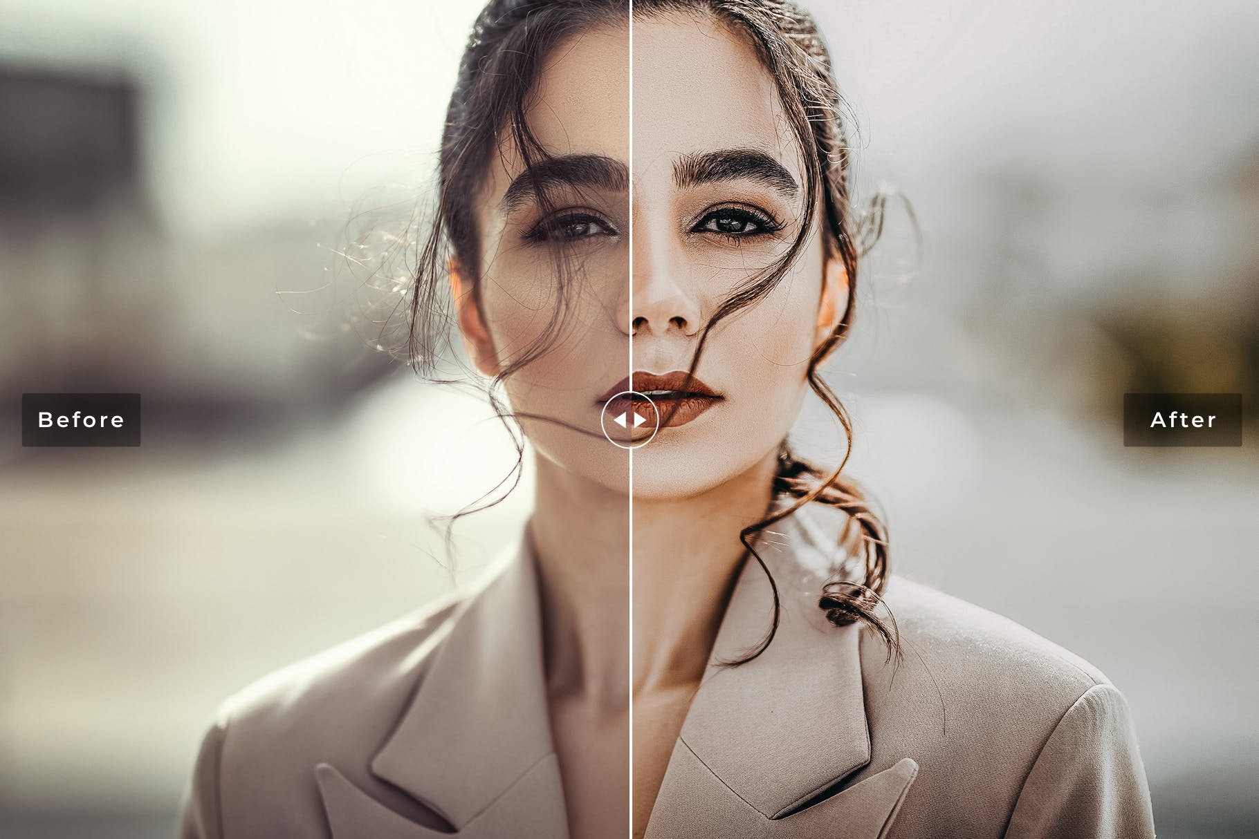 充满活力的暖色调人像摄影后期处理LR预设 Allure Mobile & Desktop Lightroom Presets插图(5)