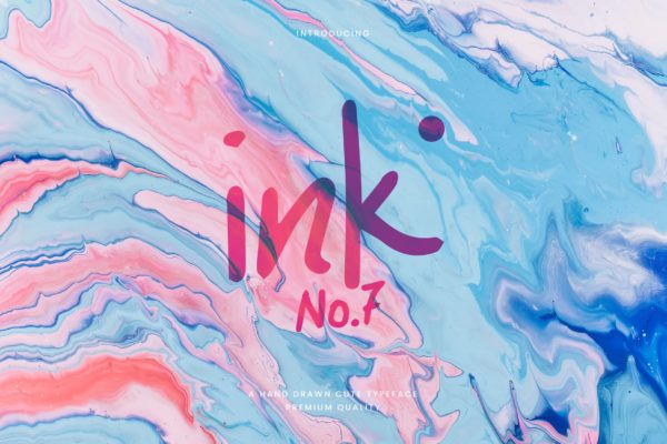 简约自然风格英文手写字体下载 Ink – Handwriting Font
