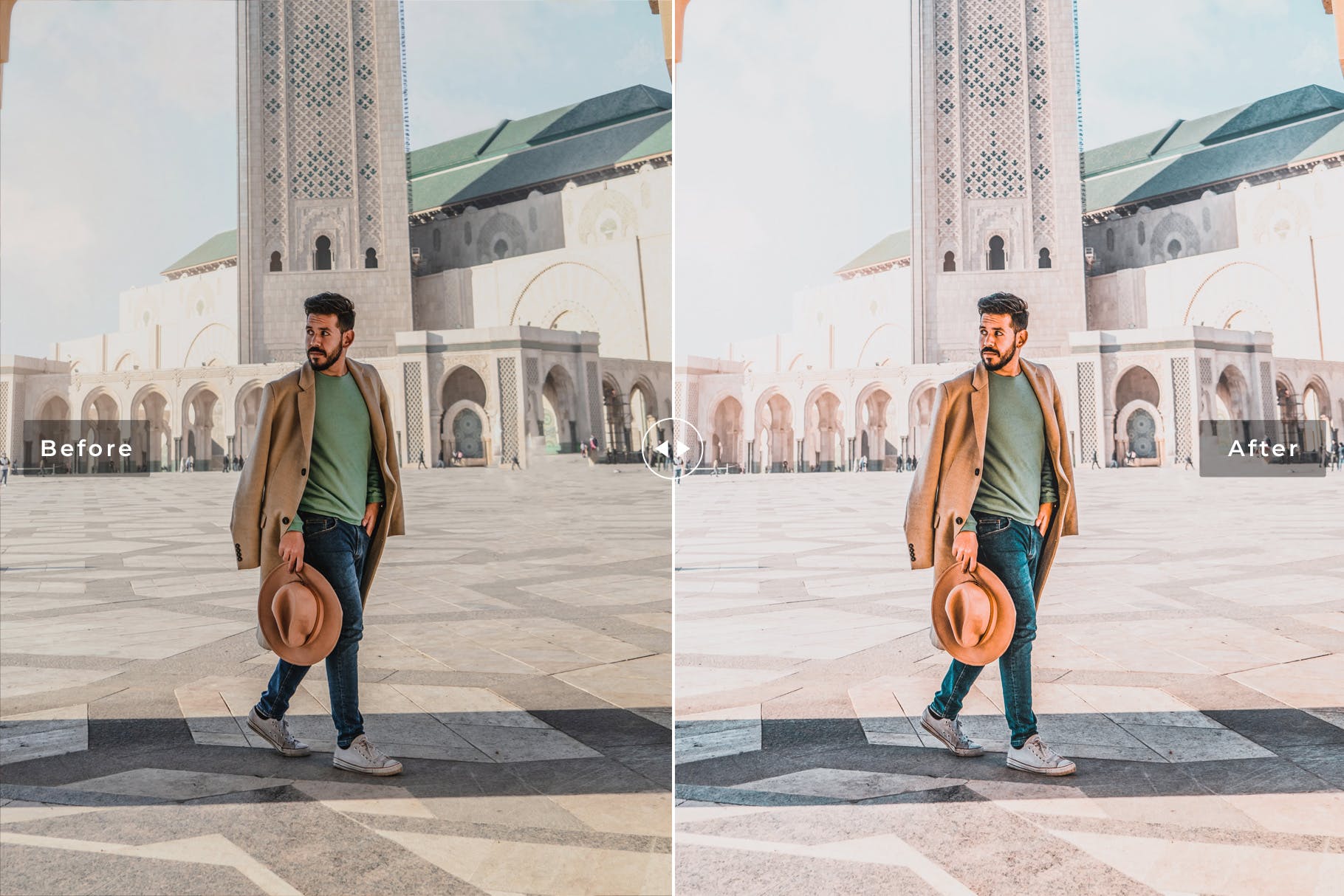 乳白色暖色调照片调色滤镜素材库精选LR预设 Casablanca Mobile & Desktop Lightroom Presets插图(5)