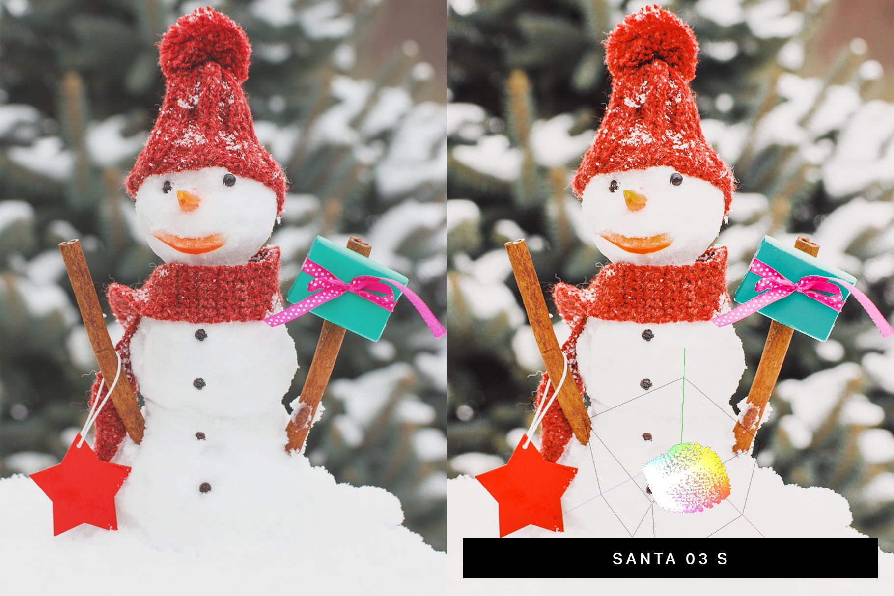 50款喜庆圣诞节主题摄影后期处理LR调色预设 50 Christmas Lightroom Presets LUTs插图(4)