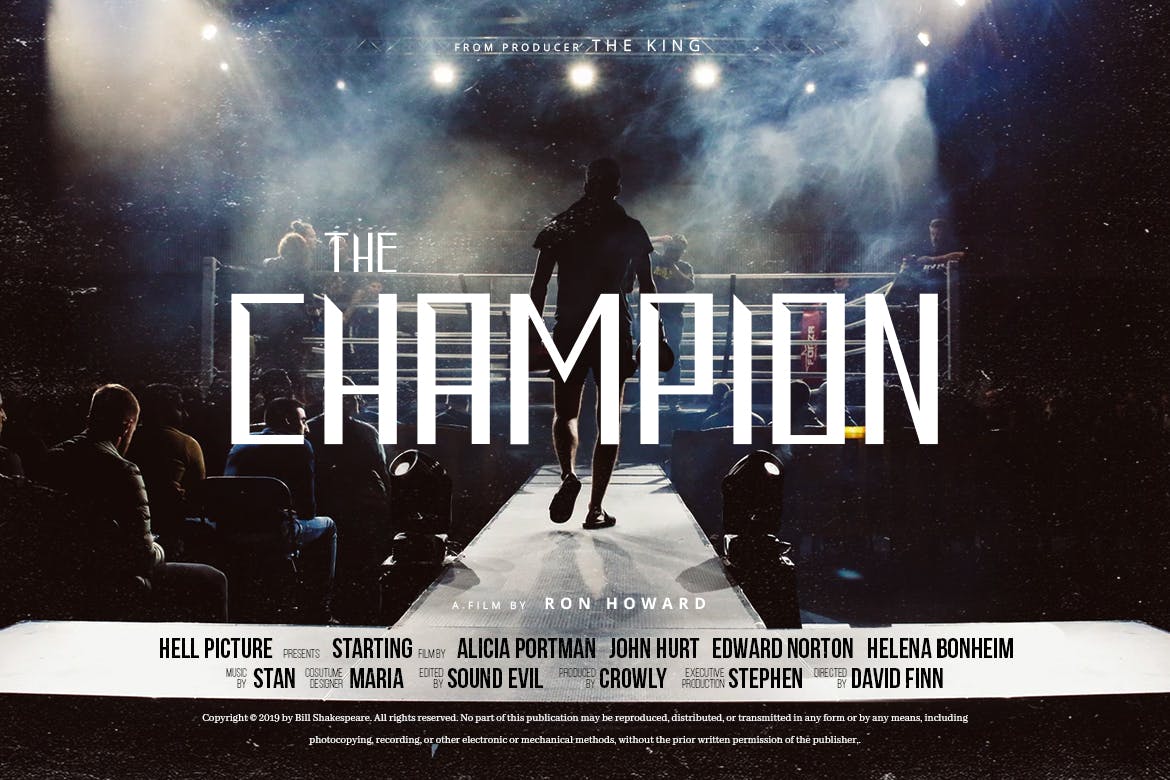 简洁几何外观英文无衬线字体 Ironfist – Strong Condensed Display Sans插图(3)