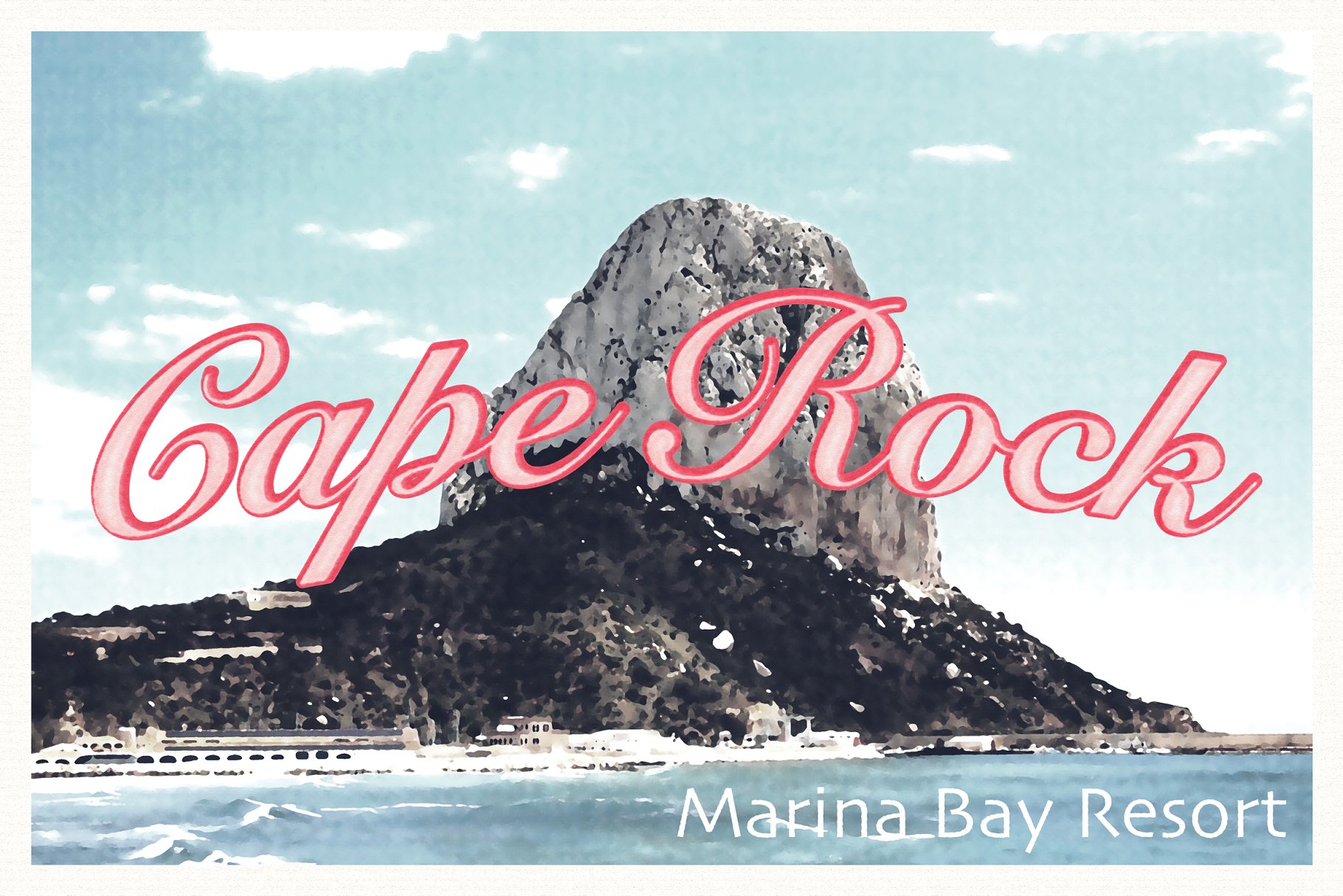 油画风格明信片效果图层样式 Postcard Shop for Adobe Photoshop插图(8)