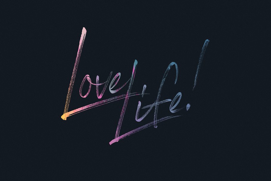 龙飞凤舞飘逸手写英文字体 Rustic Gold SVG Brush Script插图(4)