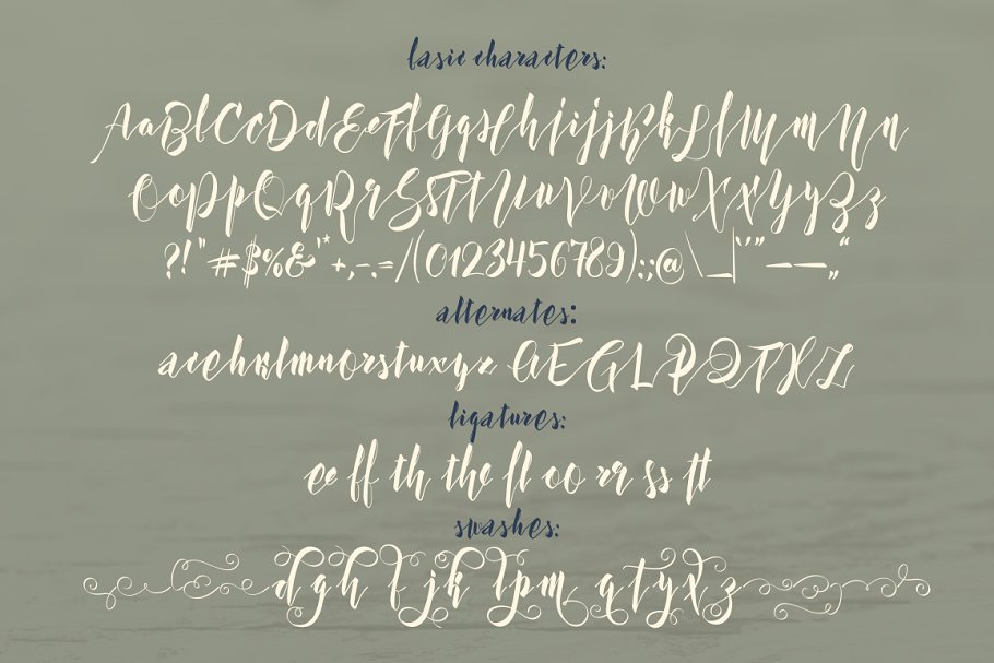 英文手写书法字体 Kexman script + Photo bonus插图(4)