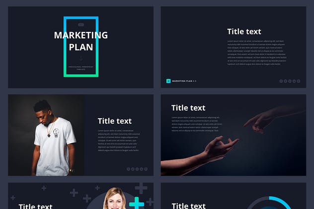 市场营销/市场规划主题Keynote演示文稿设计模板 Marketing Plan 2.0 for Keynote插图(2)