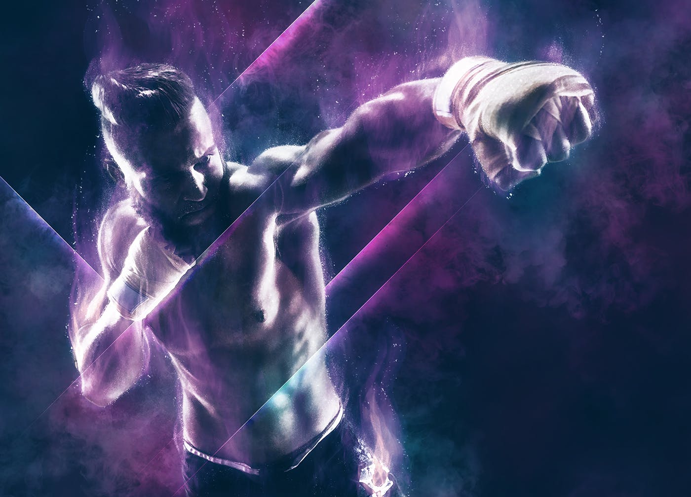 一款宇宙空间折叠特效PS动作工具 Ethereal Dream Photoshop Action CS4+插图(4)