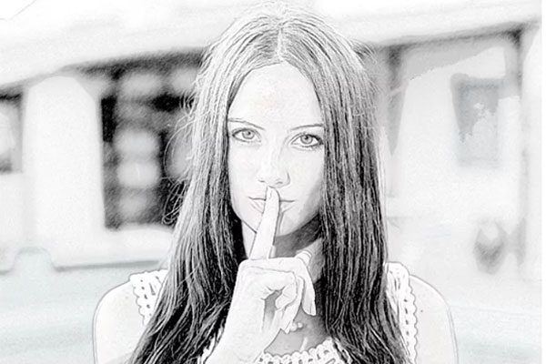 黑白素描艺术效果Photoshop动作 Drawing Effect Photoshop Action