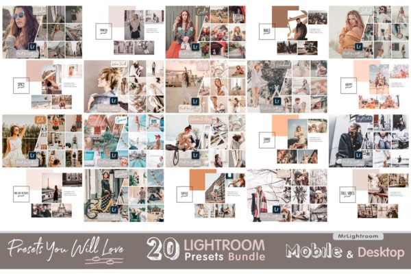 时尚摄影风景人物Lightroom预设