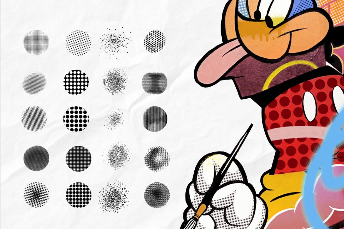 POP波普艺术Procreate笔刷套装 POP ART BRUSHES KIT插图(2)