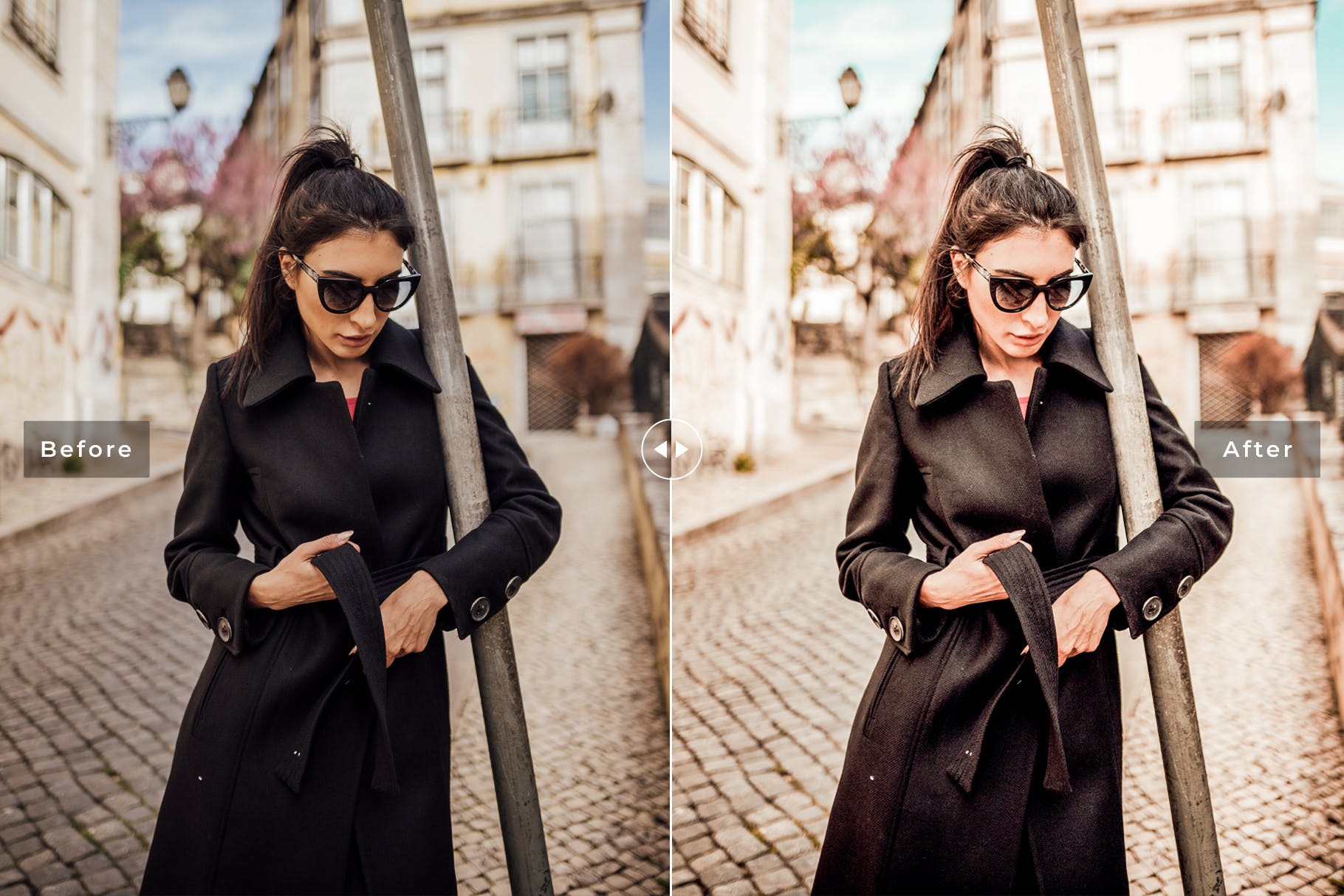 照片后期光线增强亮色处理素材库精选LR预设 Lisbon Mobile & Desktop Lightroom Presets插图(4)