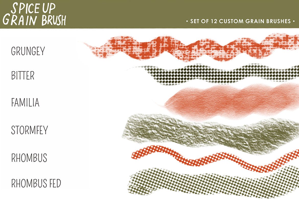 iPad必备的手绘插画Procreate干笔刷插图(5)