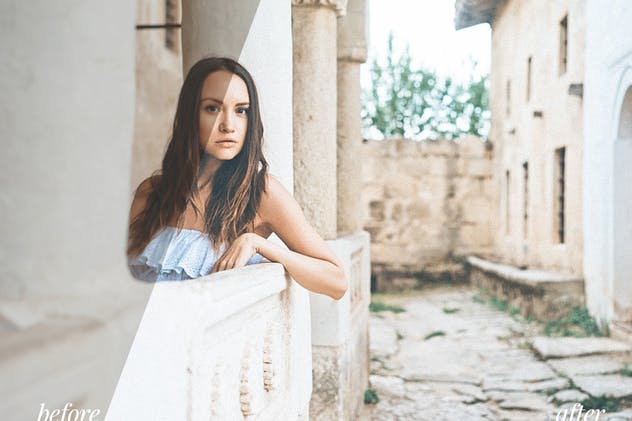 明亮浅色调人像照片效果处理LR预设 Bright and Airy Lightroom Mobile Preset插图(5)