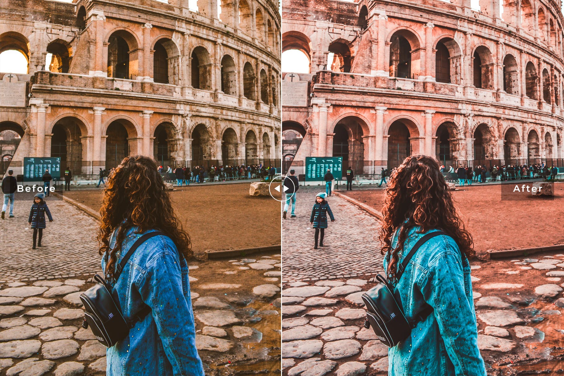 奶油色/粉色系旅行摄影LR调色预设 Globe Travel Mobile & Desktop Lightroom Presets插图(4)