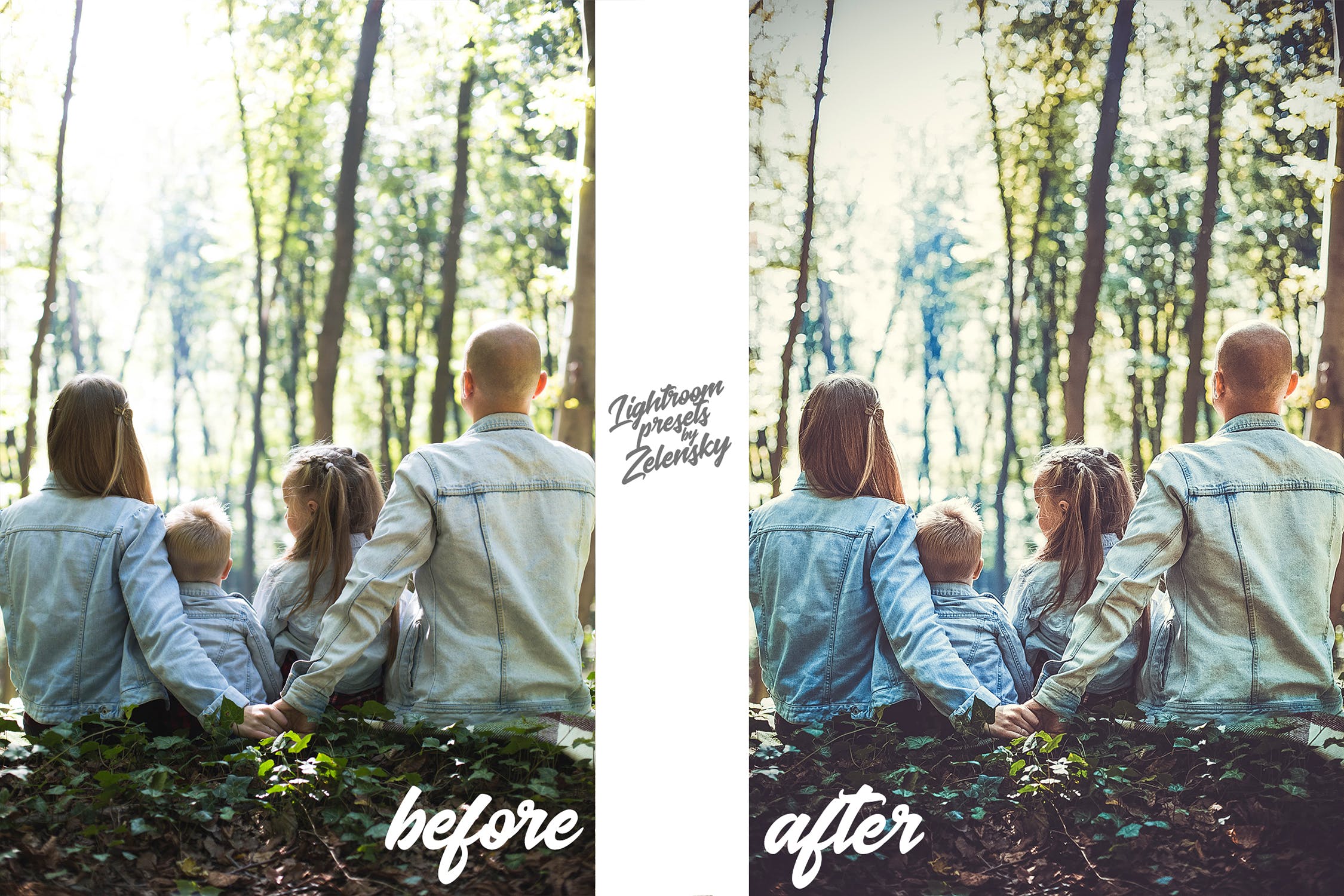 家庭生活照片后期处理调色滤镜LR预设 Family Lightroom Presets by Zelensky插图(3)
