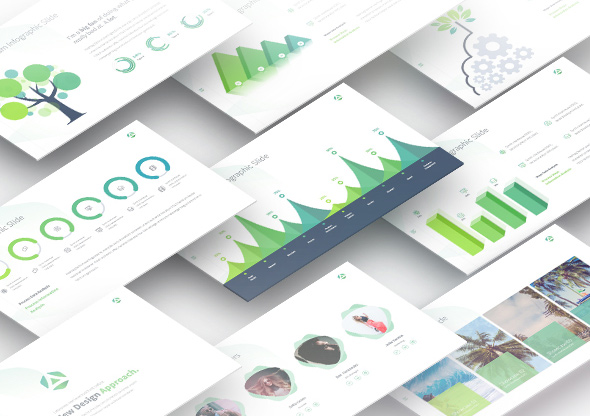 10套颜色多用途商业化PPT模板下载[pptx]