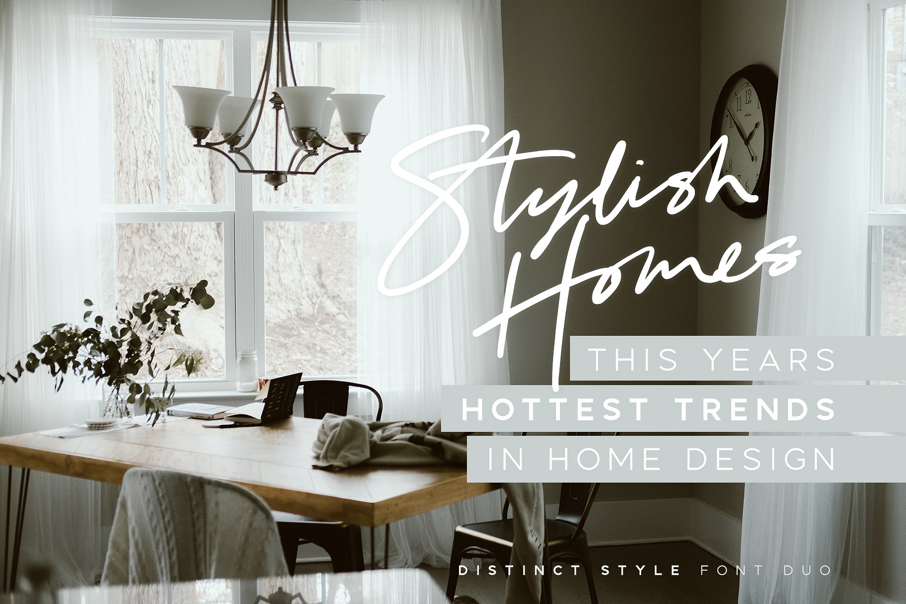 独特风格手写英文字体 Distinct Style Font Duo插图(3)