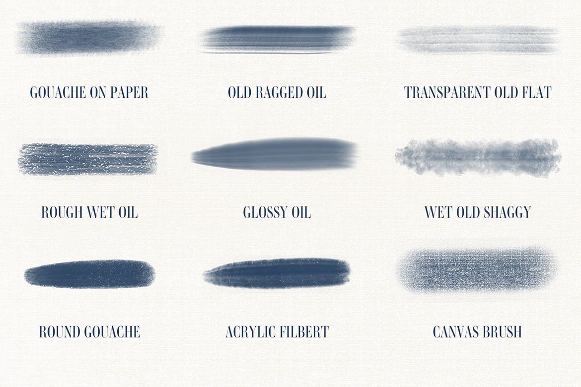 油画水彩画插画师必备Procreate美术画笔笔刷 Art Brushes for Procreate插图(5)