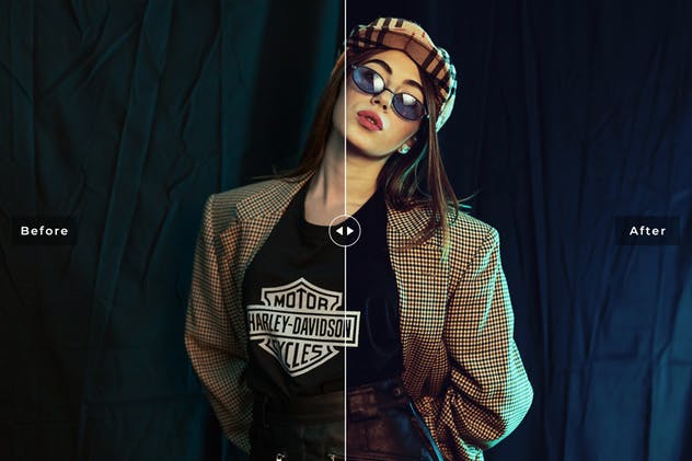 50个照片高对比度调色Photoshop动作 50 High Contrast Photoshop Actions插图(5)